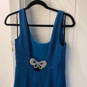 Teal blue prom dress NWT
